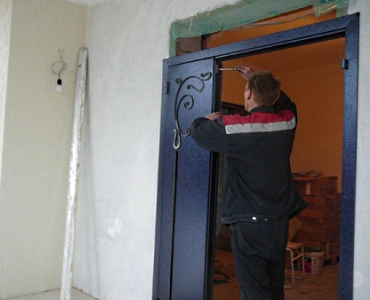 Установка входной двери